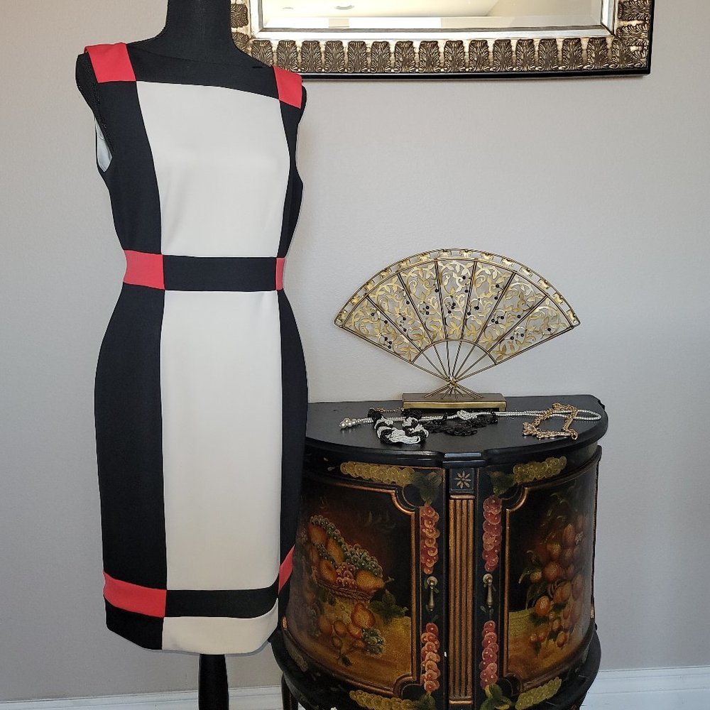 Maggie London Color Block Dress